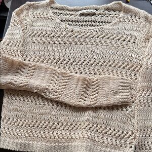 Alice + Olivia Cream Knit Pullover